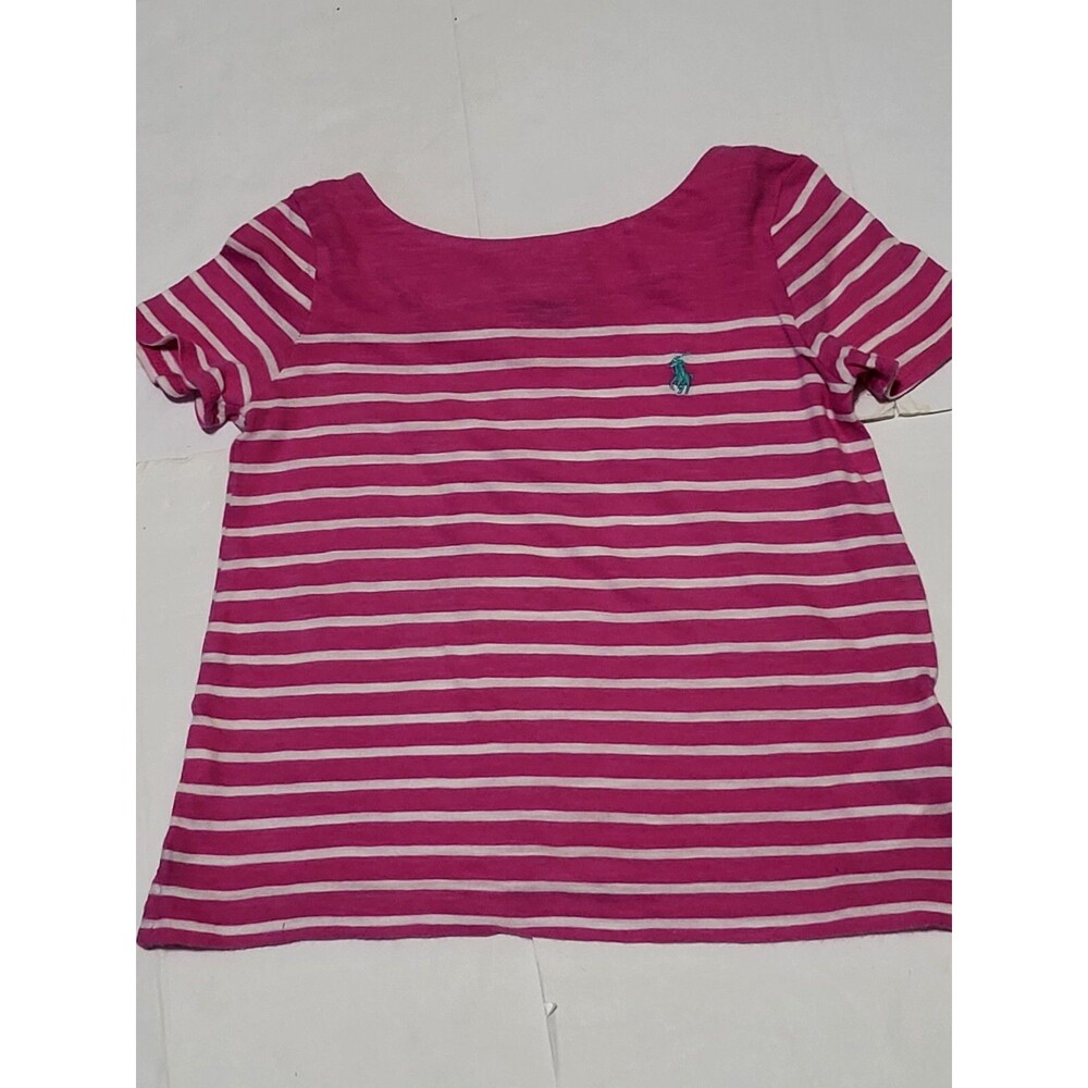(#A1) Polo BY Ralph Lauren girls baby/Toddler pink Top blouse size 3T